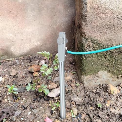 Poste de conexión a tierra para cercas eléctricas y uso doméstico en jardines 5