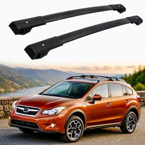 Barres de toit Subaru XV Crosstrek pour transporter kayak et vélo en week-end