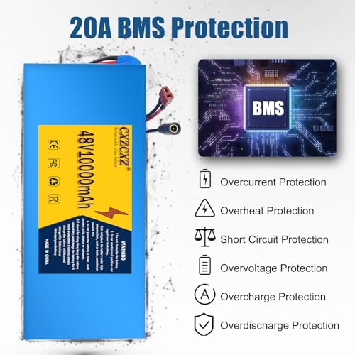 CXZCXZ 48V 10AH Ebike Battery
