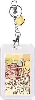 Thailand Brief Strokes Prosperous Village Badge - Funda protectora para tarjetas de crédito, color amarillo