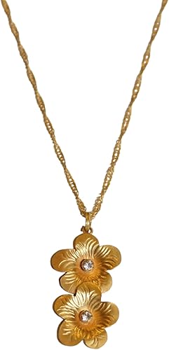 Dos Flores Pendant Necklace