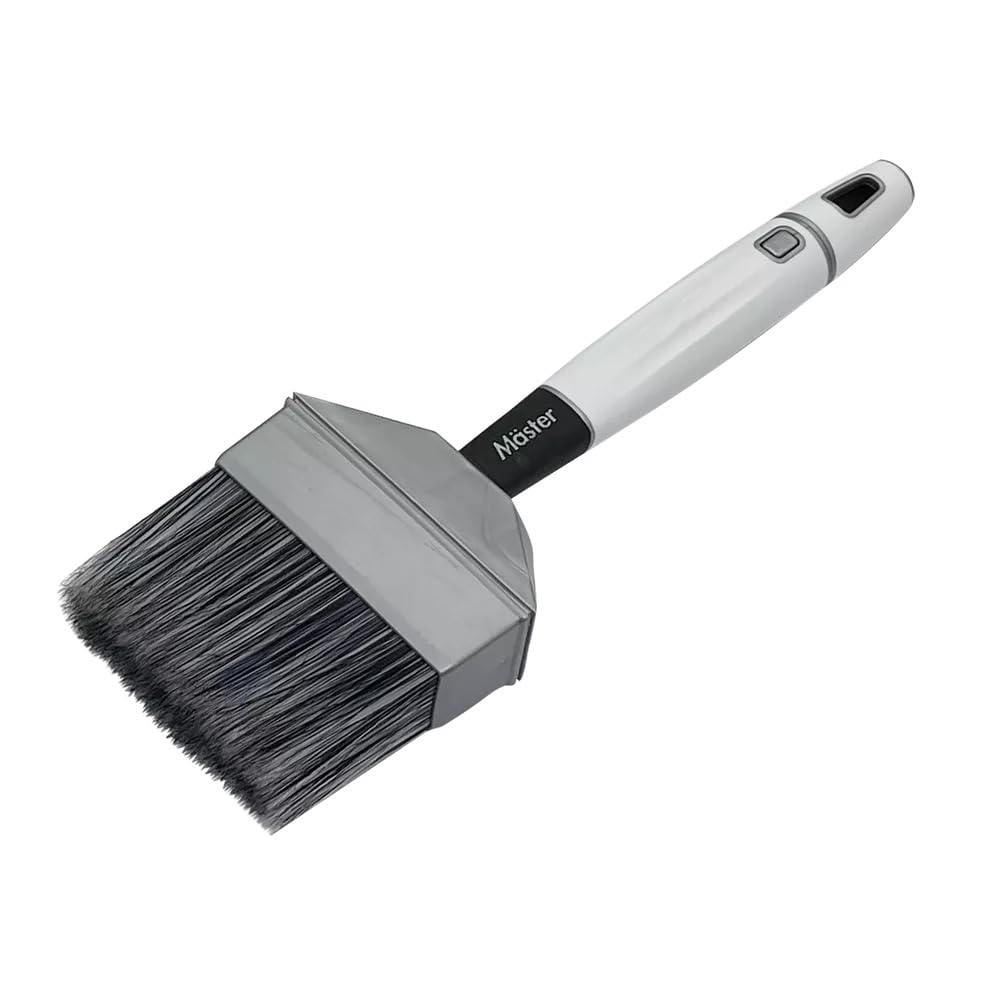 Mäster 3” / 75mm Outdoor Block Paint Brush – Diamond Durable All-Purpose Brush for Exterior Walls, Fences & Decking, with Reusable Storage Box