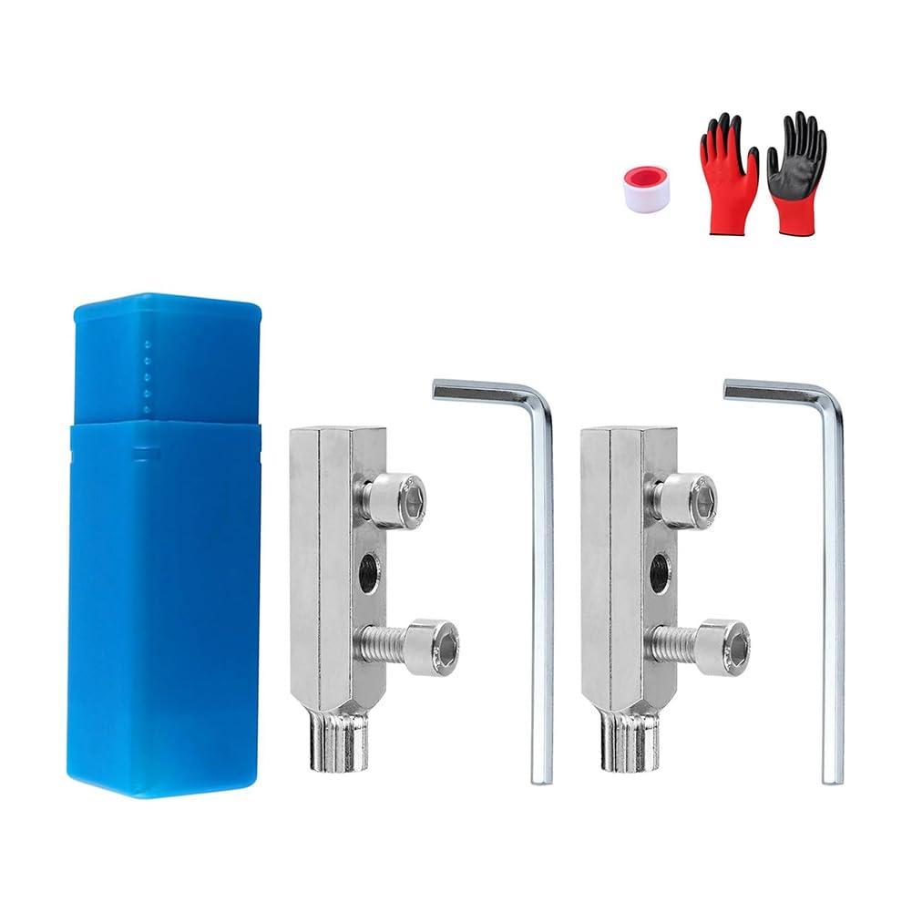 Littimoon Broken Faucet Removal Tool Stripping Extractor Set Function Handle Broken Removal Tool Bolt Extractor Kit