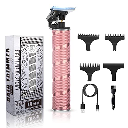 Ufree Hair Trimmer For Women, Bikini Trimmer Electric Razors Shaver For Women Grooming, Waterproof Hair Clippers Hair Cutting Kit, Gifts For Women (Rose Gold) #TOP7