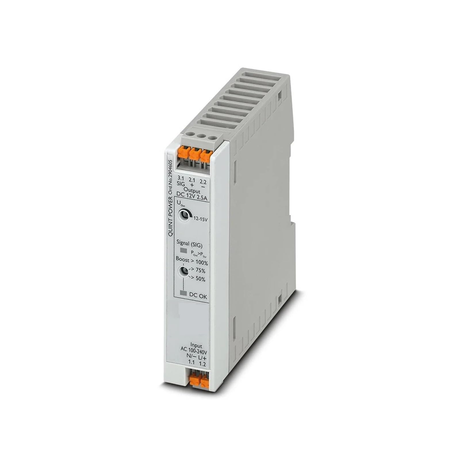 BFSYDLUJ 2904605 Power Supply QUINT4-PS/1AC/12DC/2.5/PT