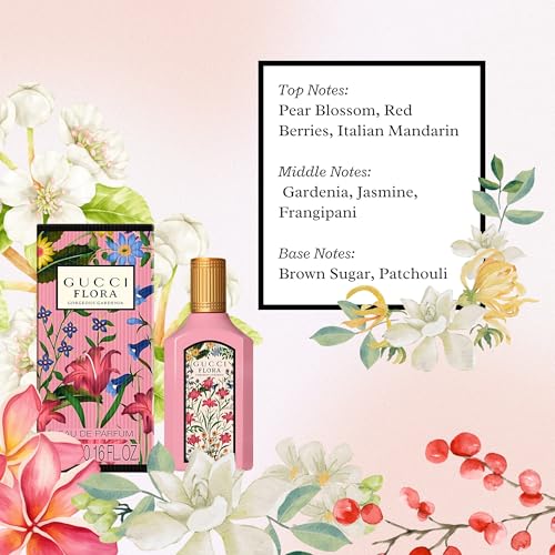 Gucci Perfumes for Women - 4 Pcs. Women's Fragrances Gift Set for Women - 2X Gucci Bloom Perfume for Women 0.16oz and 2X Gucci Flora Perfume for Women 0.16oz - Image 5