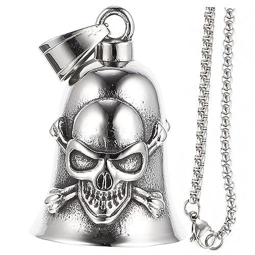 Pendentif clochette pour homme en acier, le bijou qui ne rouille pas