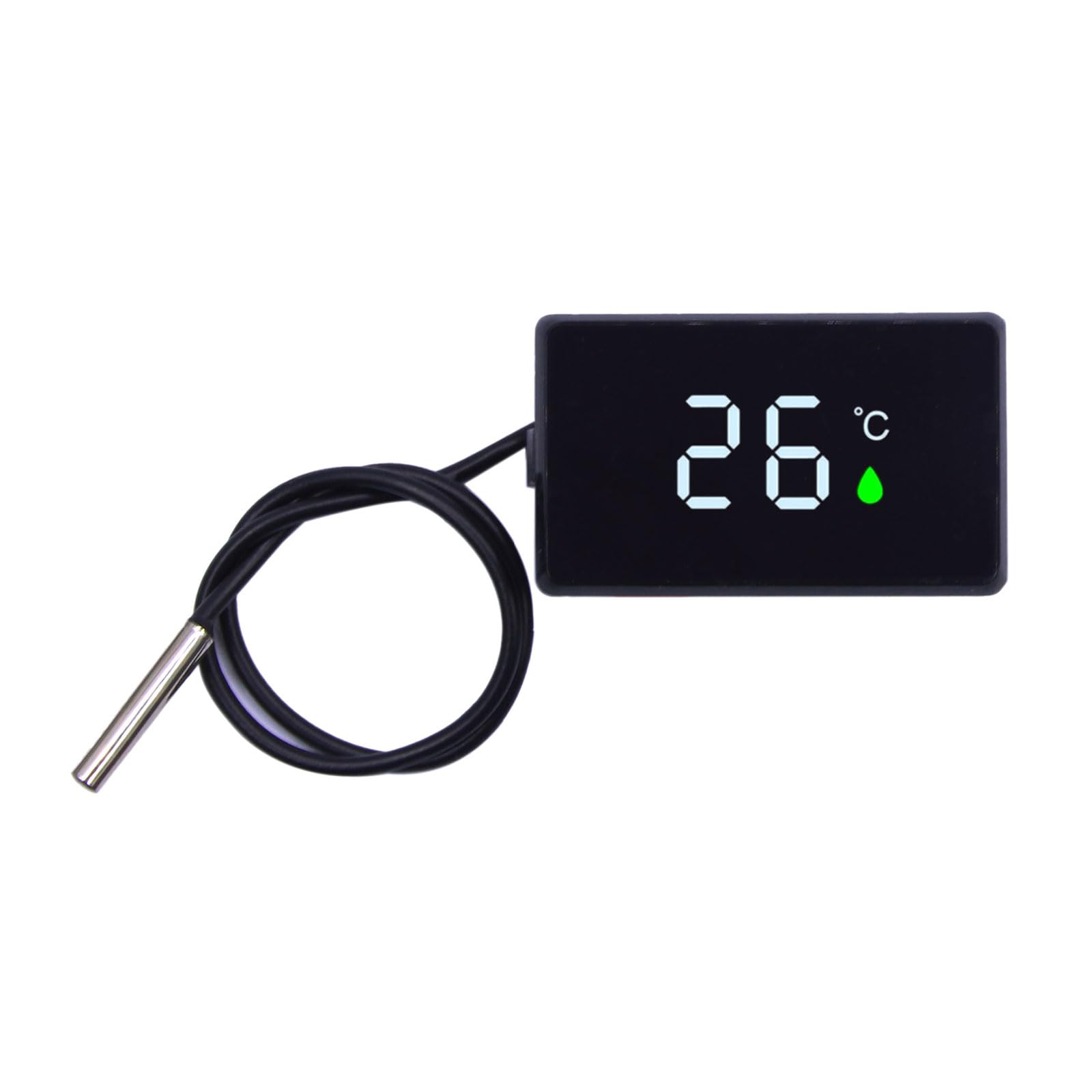 Sensitive Digital Thermometers with LED Display Accurate to 0.1℃ for Swimming Pool and Bath Home Travel Use High Accuracy Digital Thermometers