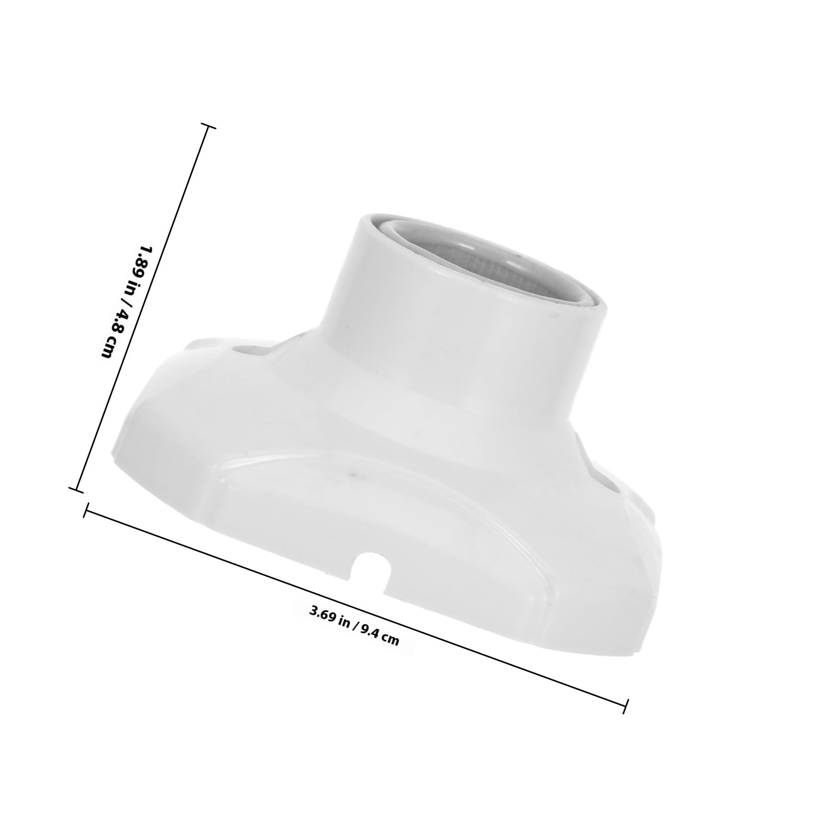 Portalampada a Vite E27 Bianco 20 Pezzi per Lampade a Soffitto