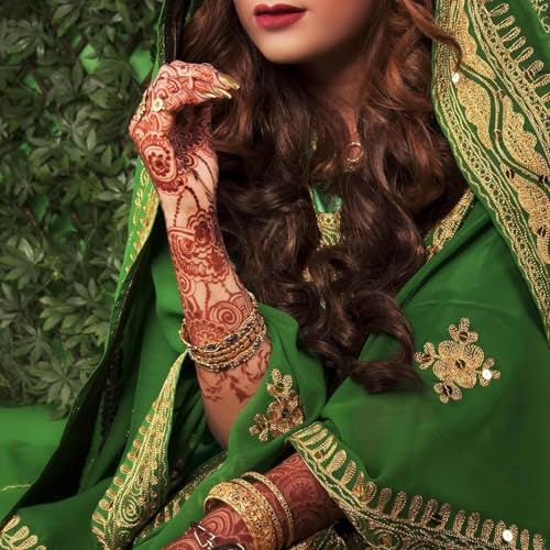 AMSNINKHenna Tattoo Set - 4x Braun Paste Mit 20 Schablonen, Braun Sommersprossen, Henna Farbe Für Temporäre Körperkunst