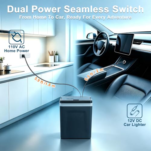 TopAutoGear 25L Electric Cooler & Warmer