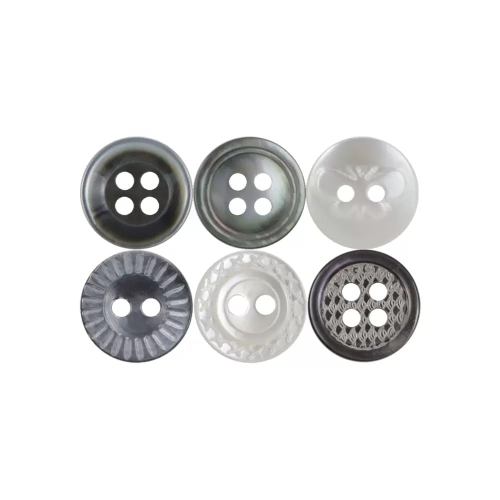 50/100 sztuk naturalne guziki z muszli z wzorem 12 MM, guziki z masy perłowej, guziki muszli, guziki z 2 otworami do szycia z tkaniny, garnitury