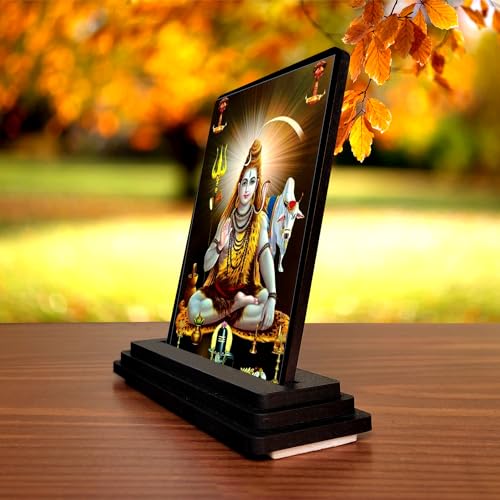 Image of Shiv Murti Ji Car Dashboard idols Figurine Showpiece |for car and Home|All Purpose