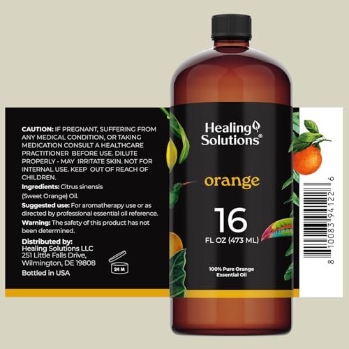 Aceite Esencial de Naranja 100% Puro 16oz miniatura 2
