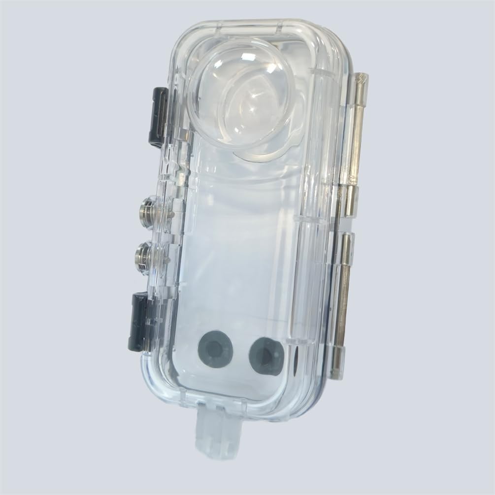 Funda de buceo para cámara de acción Insta360 X4, cubierta impermeable, cubierta subacuática, protector de 60 m, cámara deportiva, invisible de 360°, carcasa de buceo completo (PC)