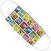 Popfunk Sesame Street Named Blocks Face 1-Ply Reusable Face Mask Covering with Adjustable Nose Wire, Unisex