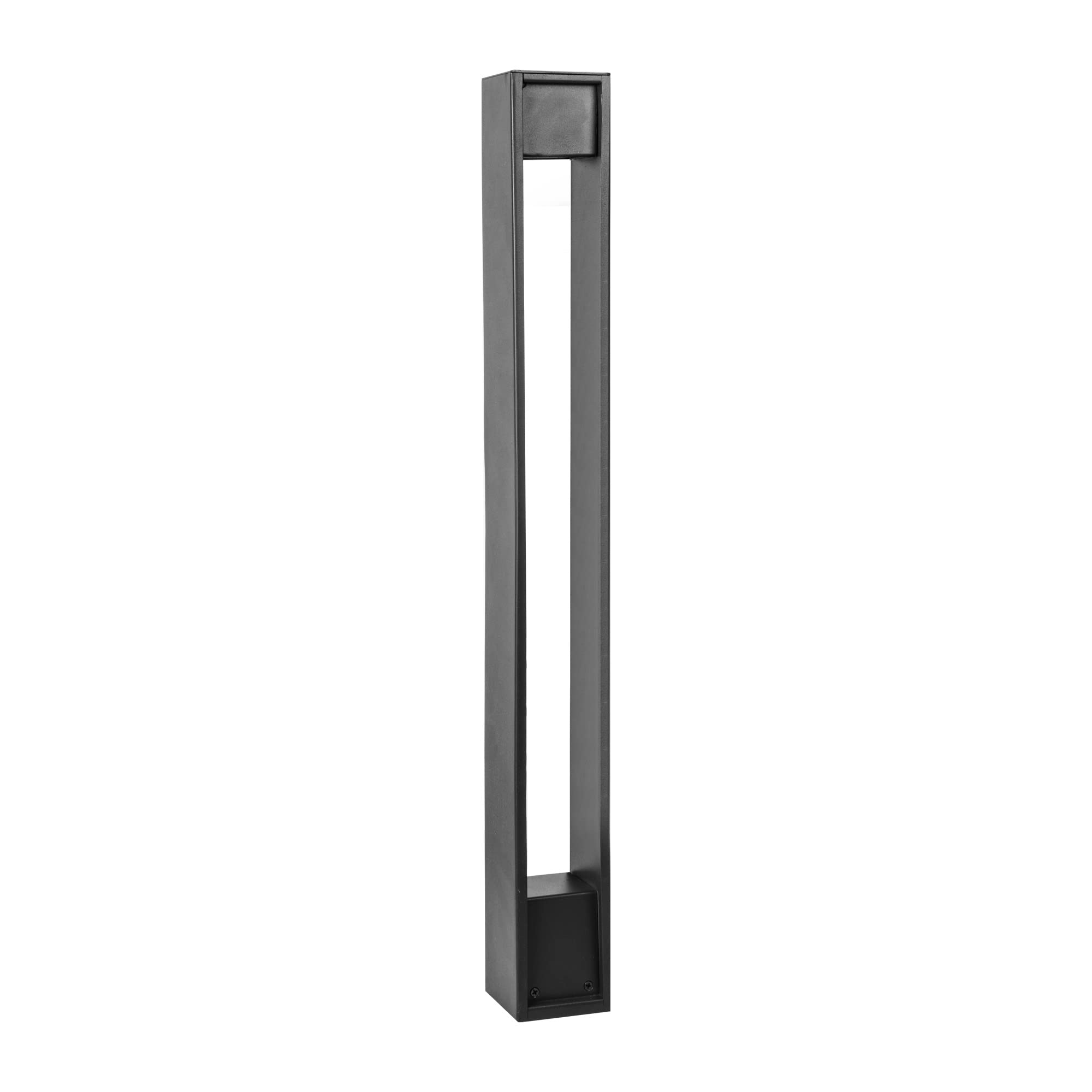 WAC Landscape Lighting, Gate LED 12V Bollard Light 3000K Warm White Built-in LED in Black