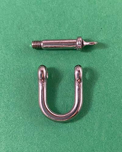 US STAINLESS 5 Pieces Stainless Steel 316 Forged D Shackle 1/8" (3mm) Type K Marine Grade - Image 3