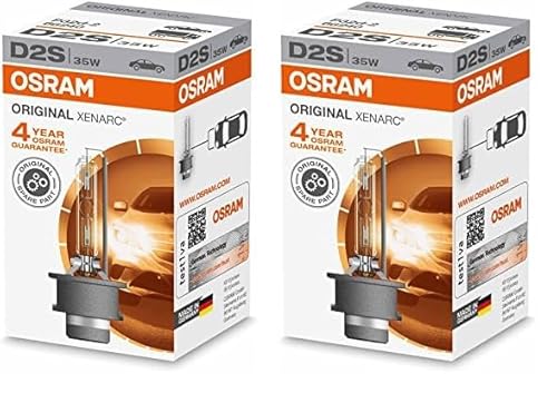 Osram XENARC ORIGINAL, D2S, Xenon-Scheinwerferlampe, 66240, Karton Faltschachtel (1 Lampe) (Packung mit 2) Osram XENARC ORIGINAL, D2S, Xenon-Scheinwerferlampe, 66240, Karton Faltschachtel (1 Lampe) (Packung mit 2)