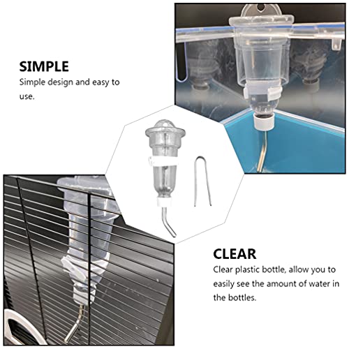 POPETPOP 1 Conjunto de Hamster Pendurado Garrafa de Água Chaleira Alimentador Automático de Água Aut