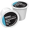 Amazon Brand Solimo Variety Pack Light, Medium Roast Coffee Pods (Kona, Breakfast, Donut) + Solimo Decaf Light Roast Coffee Pods, Breakfast Blend | Compatible with Keurig 2.0 K-Cup Brewers | 200 Count