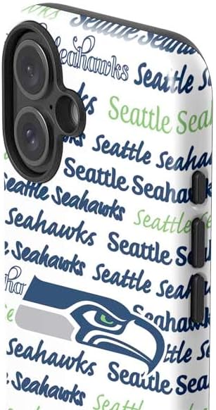 Skinit Impact Phone Case Compatible with iPhone 16 Plus - Officially Licensed NFL Seattle Seahawks Print Design