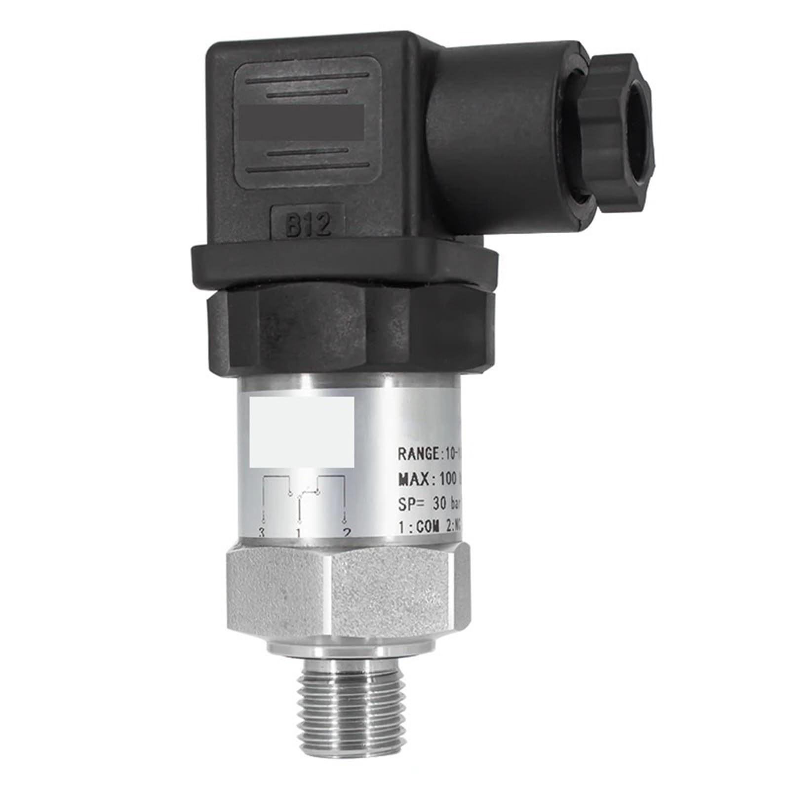 Interruptor de presión mecánico ajustable NO + NC 0,1-5bar 40-400bar 10-100bar 5-50bar G1/4 NPT1/4 M20 * 1,5 controlador pistón diafragma