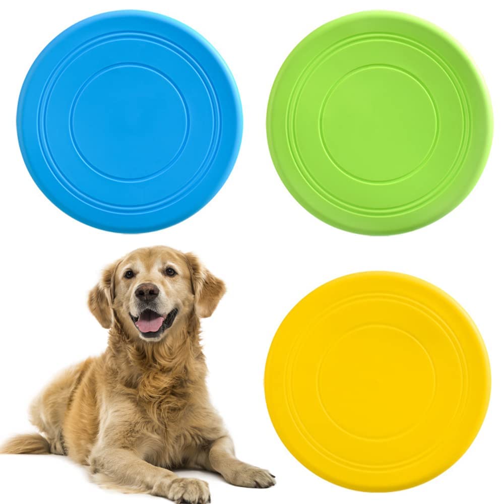 Amazon | 犬用フリスビー 投げるおもちゃ シリコン製 やわらかい