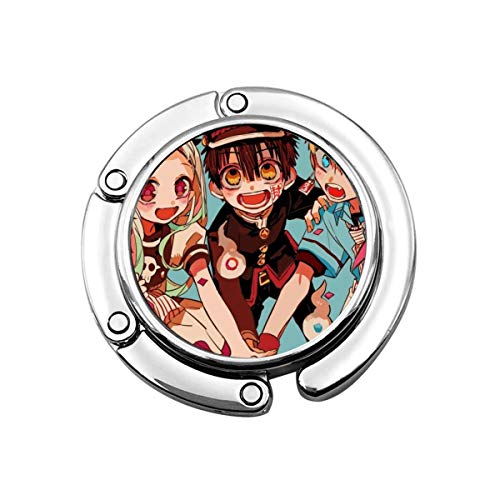 Preisvergleich Produktbild Hanako Kun Faltbare Handtaschenhaken, 2er-Set Aufhänger klappbarer Tischaufhänger Halter Damen Taschenaufbewahrung