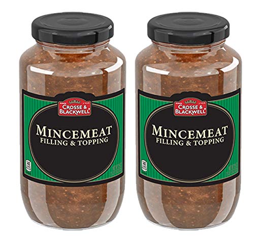 Cross & Blackwell Mincemeat Pie Filling and Topping | (2) 29 Ounce Jar â€“ Gourmet, All Natural, and Free of High Fructose Corn Syrup! - SET OF 10