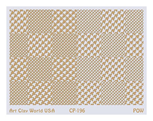 Low Relief Texture Plate POW Design - 1 Pc.