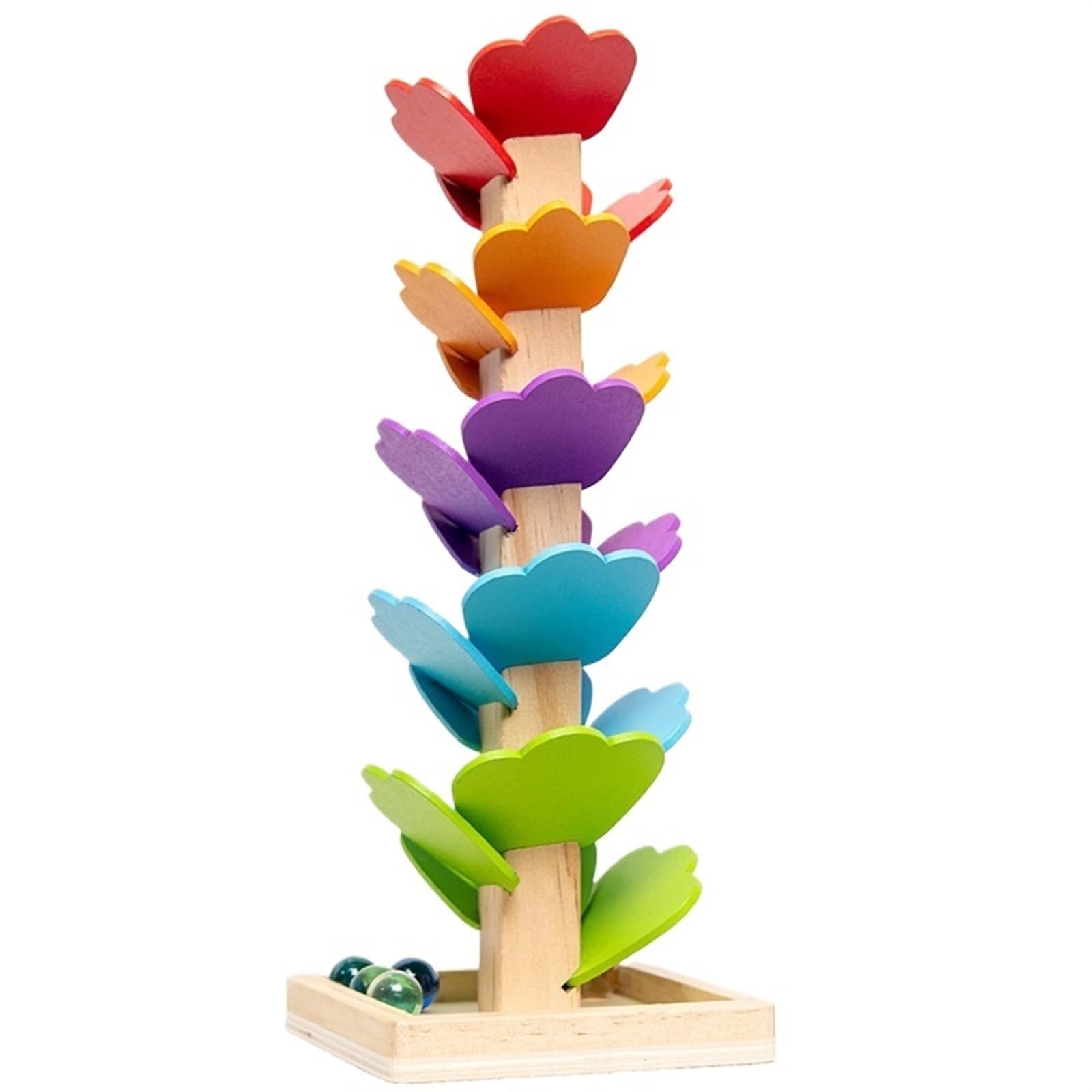HMBMVDOH Muqiyi Children's Toys Leaf Ball Game Slide Car Assembly Tower Ball Ball Interactive Game