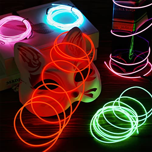 Image of Hortsun 15 Pack 7ft El Wire Neon Light
