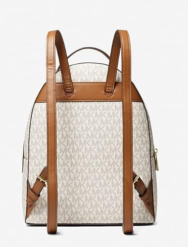 Michael Kors Valerie Medium Logo Backpack (Vanilla) #TOP2