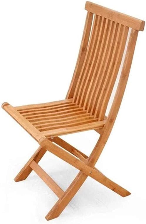 Balcony Folding Chair Patio Teak Dining Table and Chairs Outdoor Garden Solid Wood Nordic Leisure