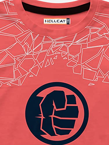 Image of HELLCAT Boys Full Sleeve Round Neck Cotton Tshirt -Combo Pack of 2