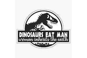 Dinosaurs Eat Man Vinyl Decal Sticker Extravaganza