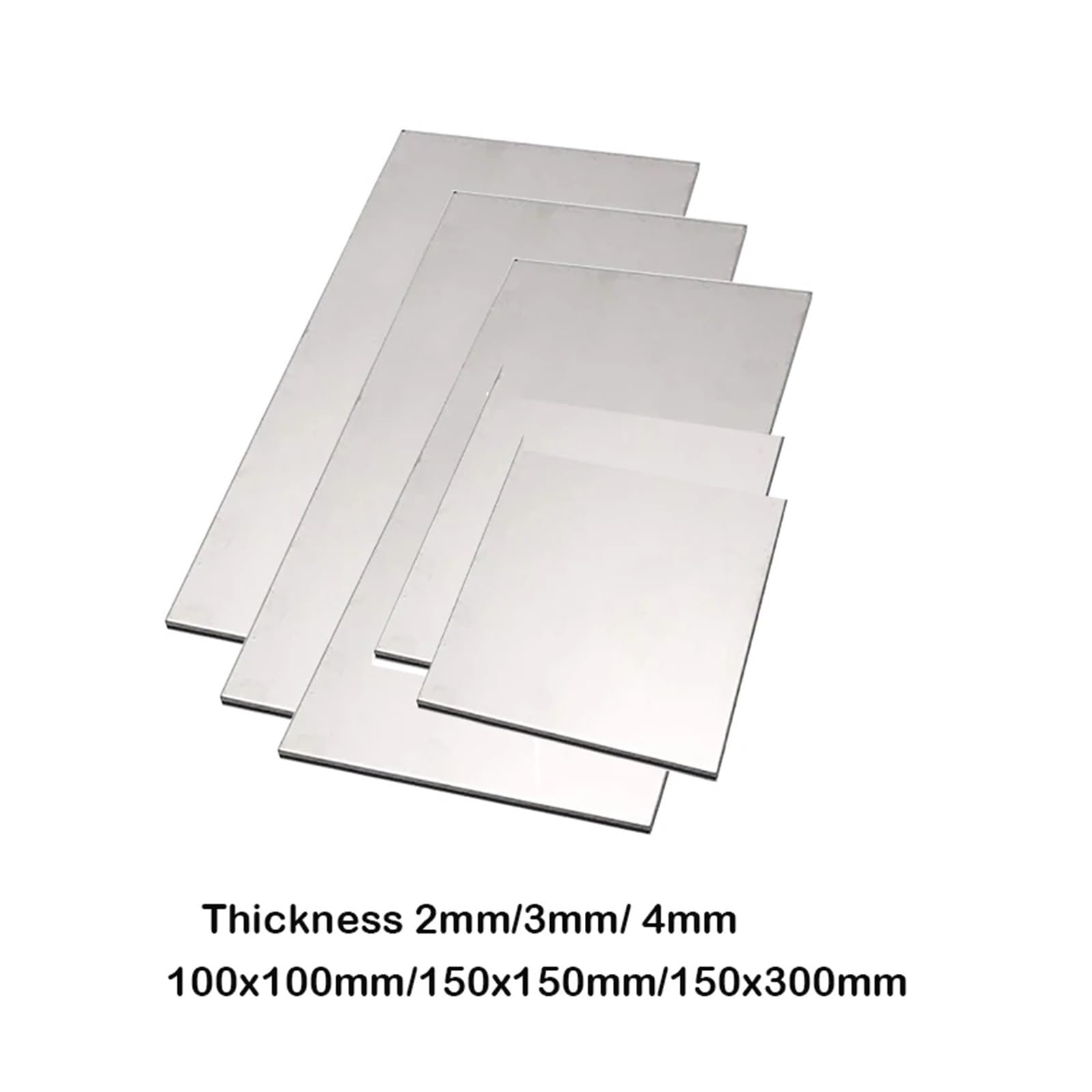 1 pc Gr5 / TC4 Feuille de Titane épaisseur d'alliage Titan 2 mm / 3 mm / 4 mm Feuille de Plaque de Titane 100x100 / 150x150 (Color : Thickness 4mm, Specification : 150x150mm)