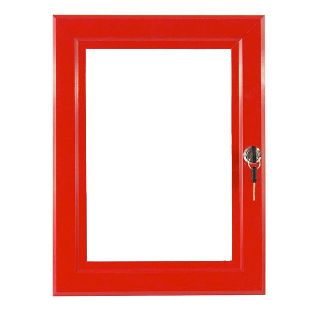 Signware Red Lockable Poster Case Outdoor Display Frame 8 Sizes (A0)