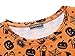FENSACE Womens Short Sleeves Casual A-Line Halloween Pumpkin Dress,XX-Large, 17038-8