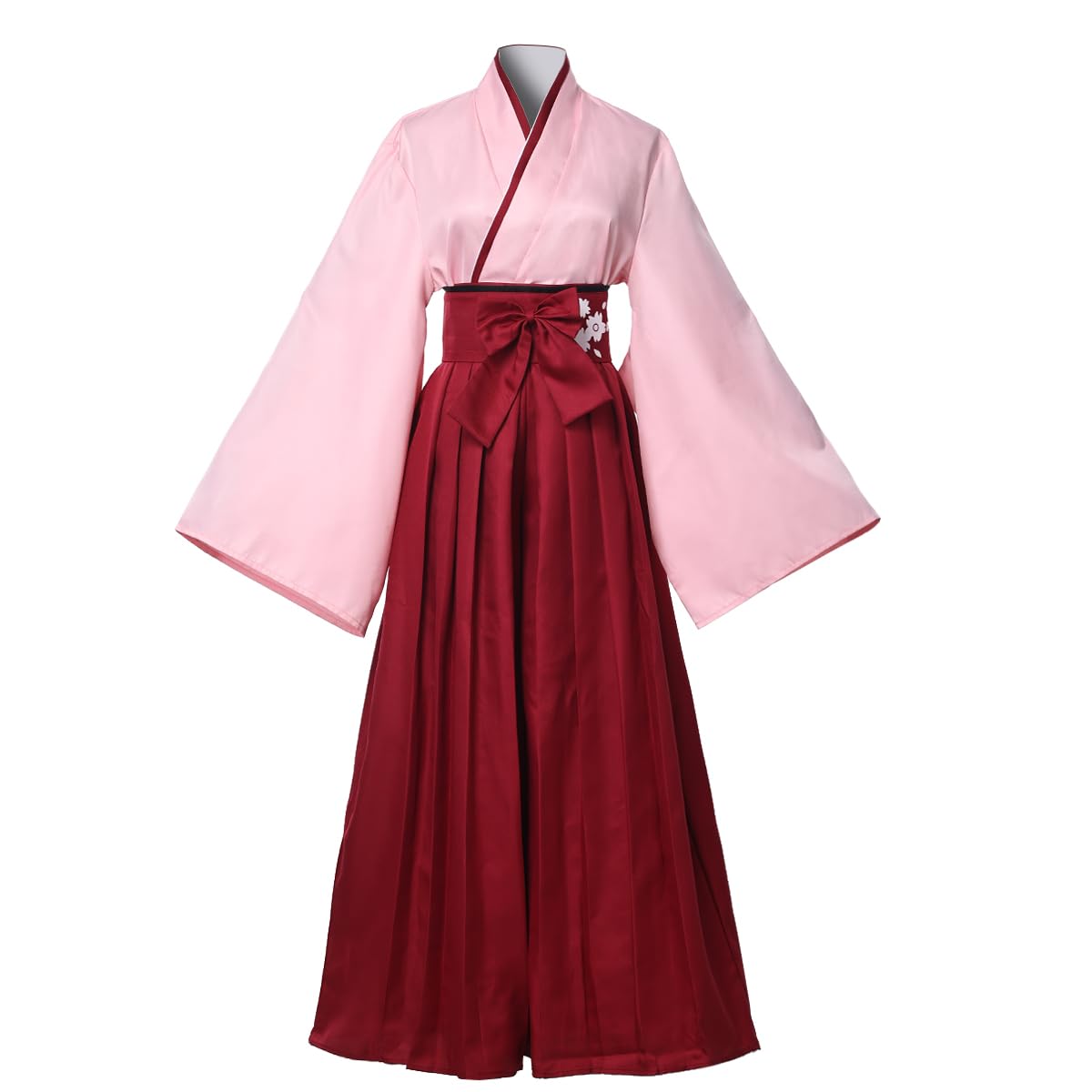 COSDREAMER Conjunto de kimono para mujer Geisha japonés Yukata con volantes y pantalones