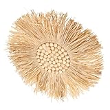 Decoración de pared para dormitorio: puedes decorar la pared de tu hogar con esta creativa decoración de pared colgante, elaborada con atención al detalle, adorno de rafia