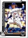 Justin Wrobleski Rookie Card Collectible Baseball Card - 2025 Topps Series One Baseball #204 (Dodgers)