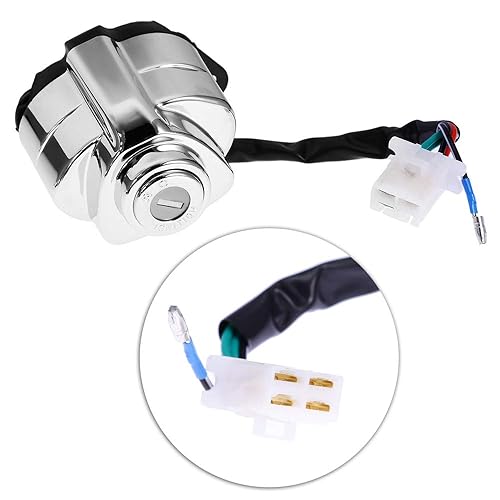 Miniatura 2 de Interruptor de encendido Tapa de gasolina Casco, cerradura de dirección, juego de llaves de repuesto para Honda Shadow VLX VT 750 400 600