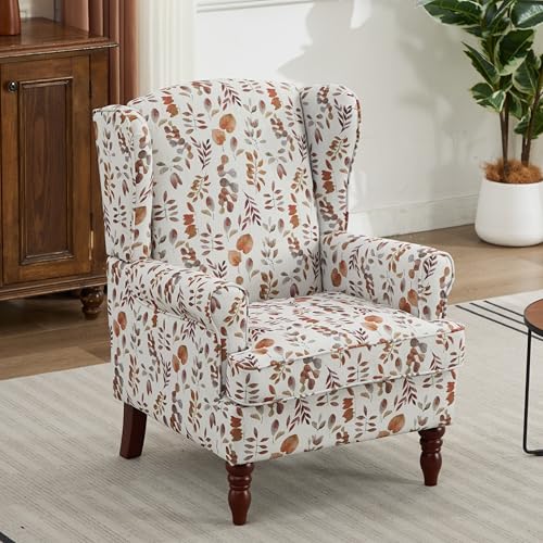 Ball & Cast Modern Accent Chair,Comfy Upholstered Armchair with R...