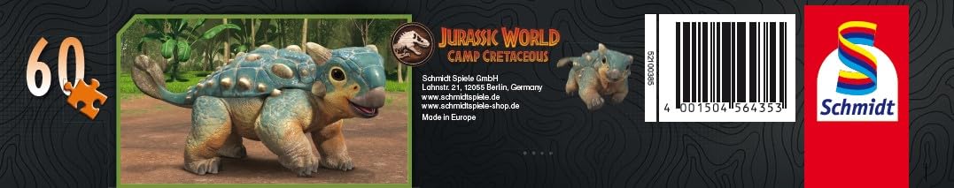 Schmidt Spiele Jurassic World 56435 - Puzzle da 60 pezzi, stampa animale, multicolore