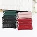 MinLia Fashion Leather Coin Purse Women Small Wallet Multilayer Multifunctional Cute PU Leather Small Purse Wallets(Black)
