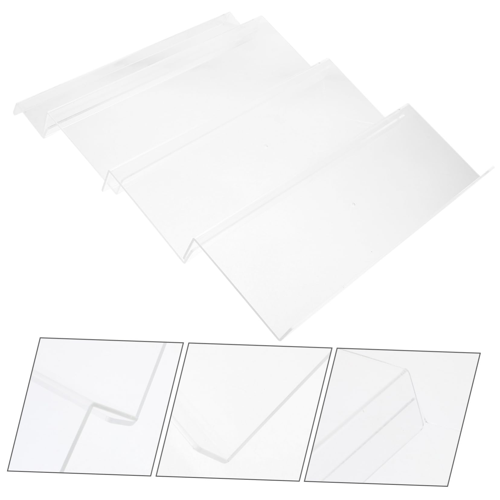 GLEAVI Especias De Acrílico Transparente Organizador De Cajón Reutilizable Para Tarros De Especias Estante De Almacenamiento Para Cocina