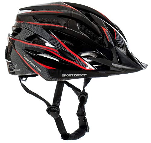 Sport Direct Team Comp 24 Vent Casque de vélo pour homme Graphite 58-61 cm CE EN1078 : 2012 + A1 : 2012