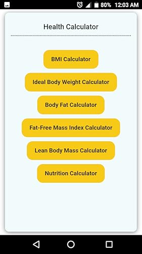 Health Calculator